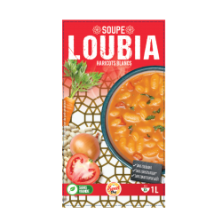 Déclassé : Soupe  loubia 1L | Magasin Usine SIll
