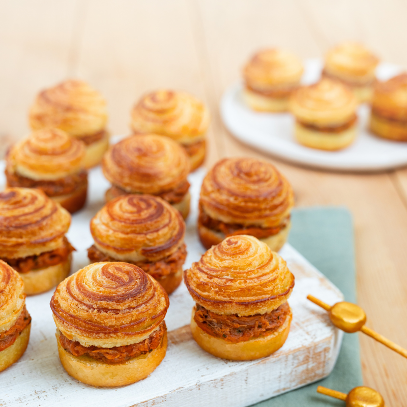 Burger feuilleté pulled pork | Sill Magasin d'usine