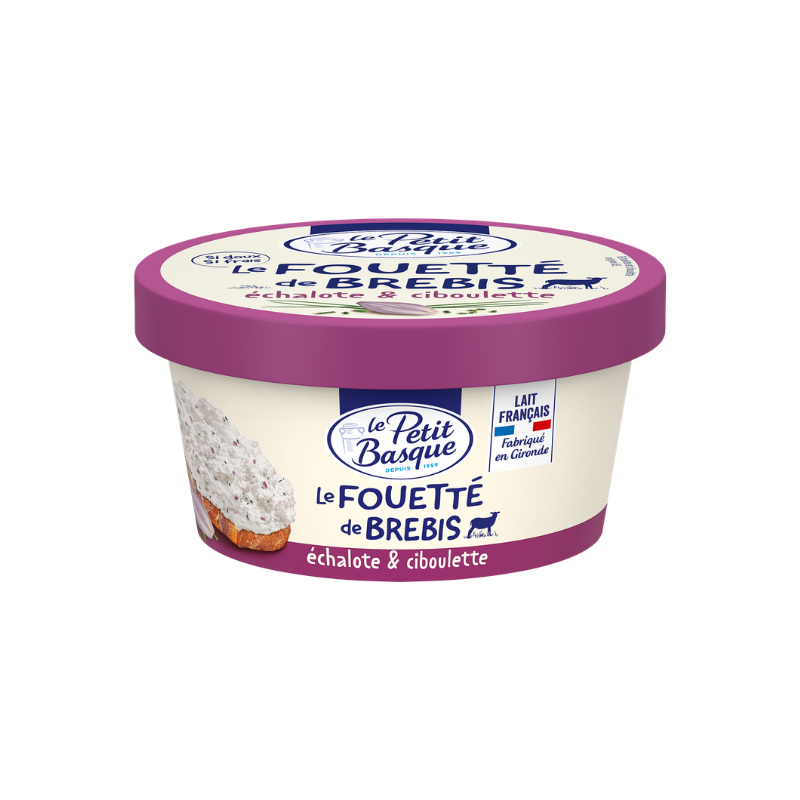 le fouetté de brebis échalote et ciboulette Le petit basque| Magasin usine Sill