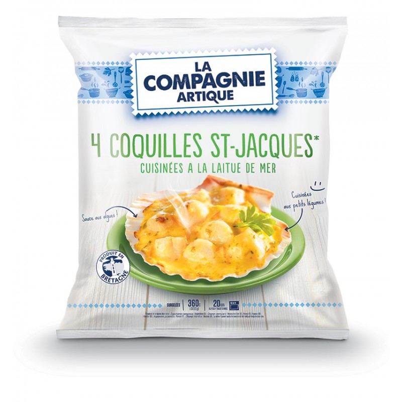 Coquilles St-Jacques cuisinées à la laitue de mer | Magasin d'usine Sill Coquilles St-Jacques cuisinées à la laitue de mer | Magasin d'usine Sill