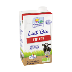 Lait UHT Bio Entier 1l -...