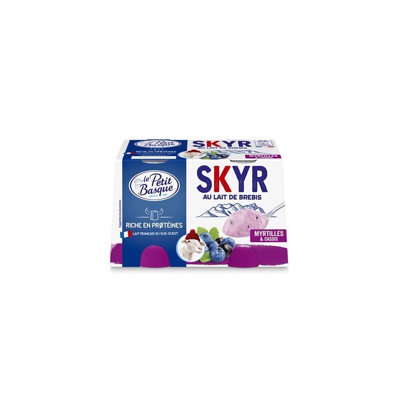 Skyr Myrtille Cassis au lait de brebis | Magasin d'usine Sill Skyr Myrtille Cassis au lait de brebis | Magasin d'usine Sill