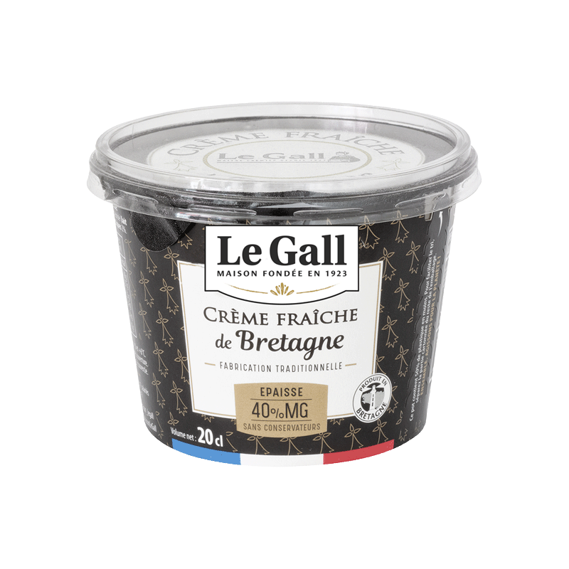 Crème fraiche épaisse 40 % - 20 cl | Magasin d'usine Sill