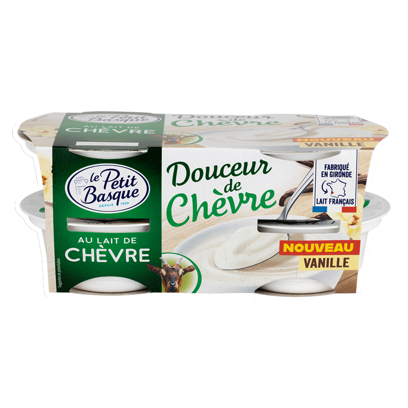 Douceur de chèvre vanille Le Petit Basque| Magasin d'usine Sill Douceur de chèvre vanille Le Petit Basque| Magasin d'usine Sill