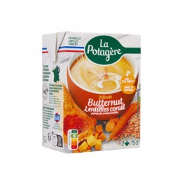 Velouté butternut, lentilles corail, pointe de crème fraîche 75cl| Magasin d'usine SILL