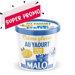 Crème glacée au yaourt Malo...