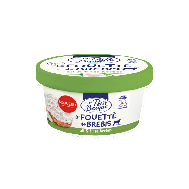 le fouetté de brebis ail et fines herbes Le petit basque| Magasin usine Sill