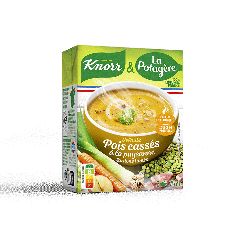 Velouté pois cassés à la paysanne lardons fumés 75 cl| Magasin d'usine SILL Velouté pois cassés à la paysanne lardons fumés 75 cl| Magasin d'usine SILL