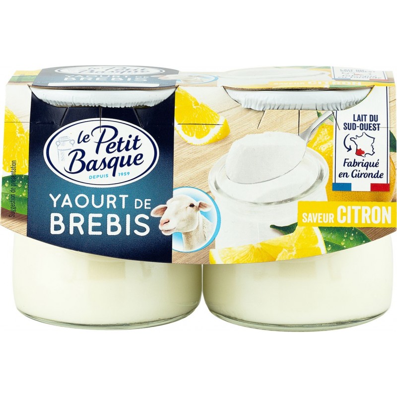 Yaourt de brebis saveur citron | Magasin d'usine Sill Yaourt de brebis saveur citron | Magasin d'usine Sill