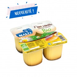Flan bio vanille nappage caramel | Magasin d'usine Sill