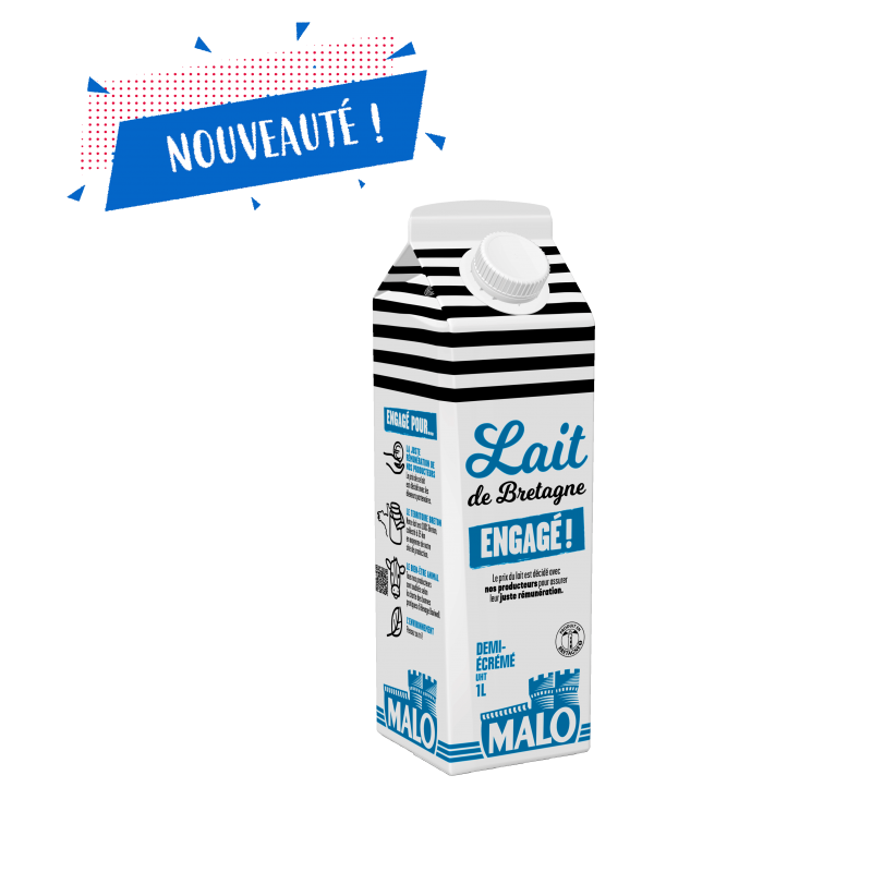Lait UHT  Demi écrémé | Magasin d'usine Sill