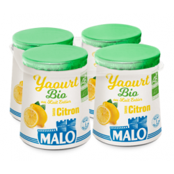 Yaourt au citron BIO en pot carton | Magasin d'usine Sill